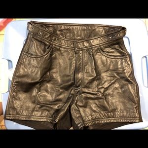 Leather Shorts